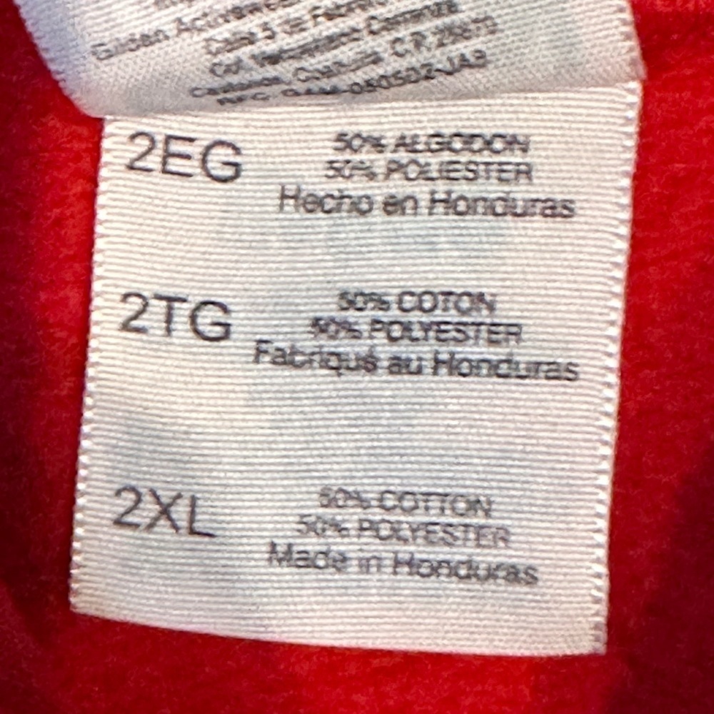 Secret Surf Shop Red Jimi Hendrix graphic hoodie sweatshirt environmental Sz XXL - Picture 4 of 8